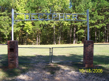 Decipher Cemetery Clark Co. Arkansas