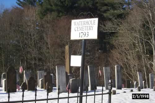 Waterhole Cemetery Entrance, Middlesex Co. Connecticut