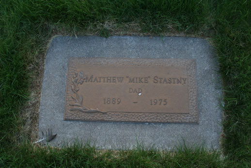 Matthew Stastny Grave