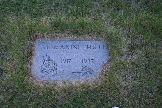 J. Maxine Miller Grave