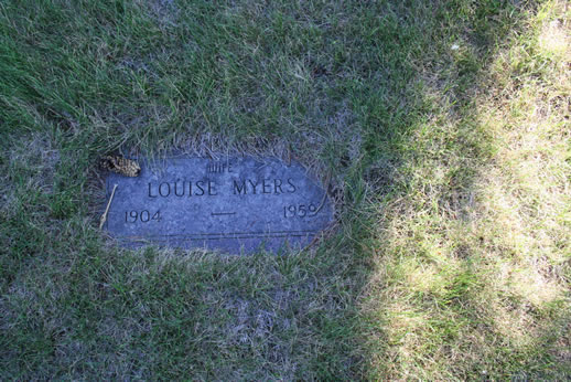 Louise Myers Grave