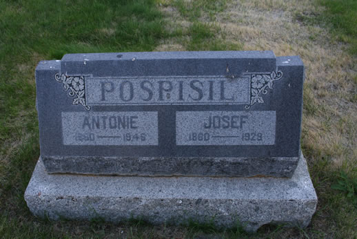 Antonie Pospisil and Josef Pospisil Grave