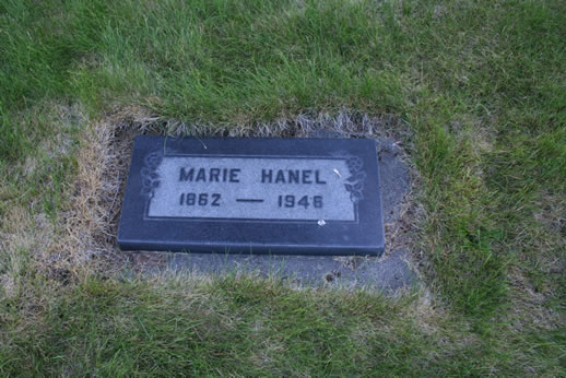 Marie Hanel Grave