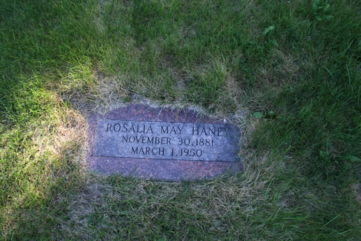 Rosalia Haney Grave