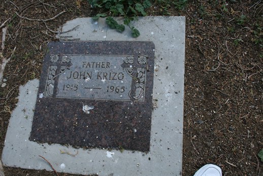 John Krizo Grave