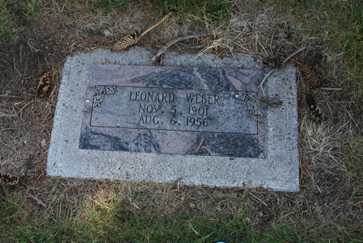 Leonard Weber Grave