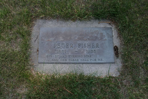Peter Fisher Grave