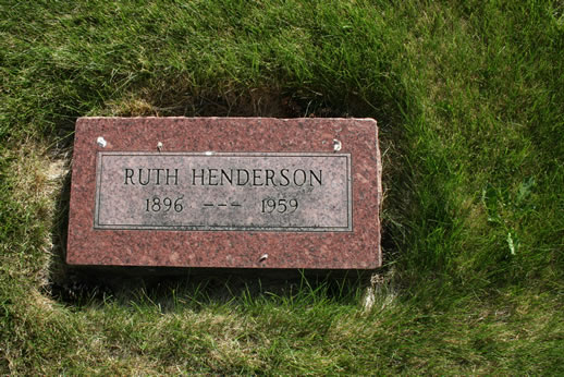 Ruth Henderson Grave
