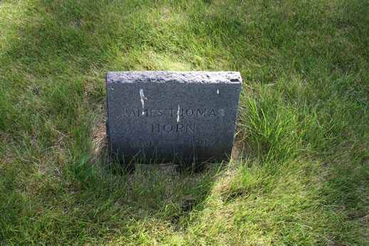 James Horn Grave
