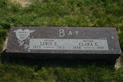 Lewis Bay and Clara Bay Grave