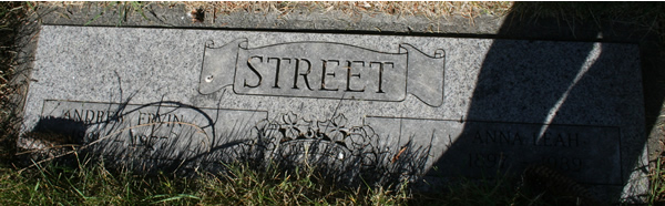 Andrew Street and Anna Street Grave