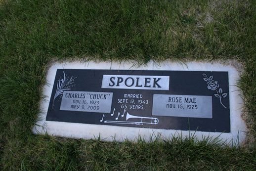 Charles Spolek and Rose Spolek Grave
