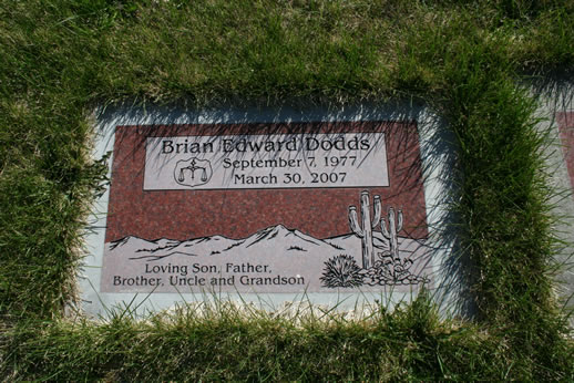 Brian Dodds Grave