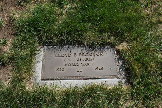 Lloyd Proctor Grave