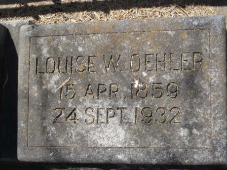 Louise Oehler Grave