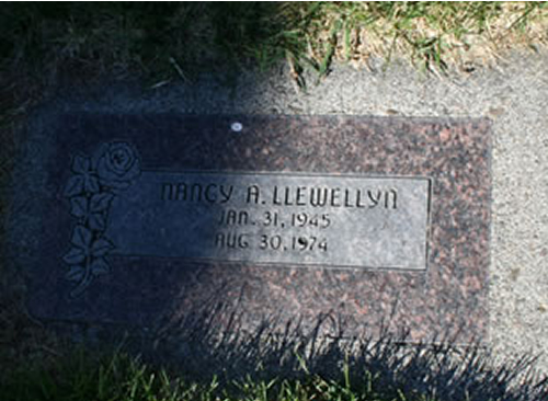 Nancy Llewellyn Grave